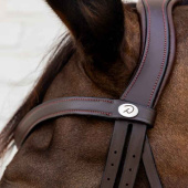 Flash Noseband Bridle Soft Collection Brown Flash Noseband Bridle Soft Collection Brown