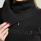 Sweatshirt MoNaja Gun Metal Crystals Black Sweatshirt MoNaja Gun Metal Crystals Black