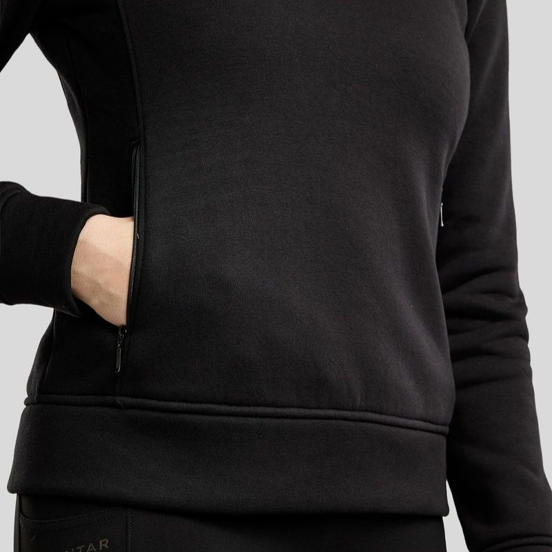 Sweatshirt MoNaja Gun Metal Crystals Black