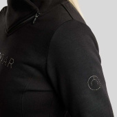 Sweatshirt MoNaja Gun Metal Crystals Black Sweatshirt MoNaja Gun Metal Crystals Black