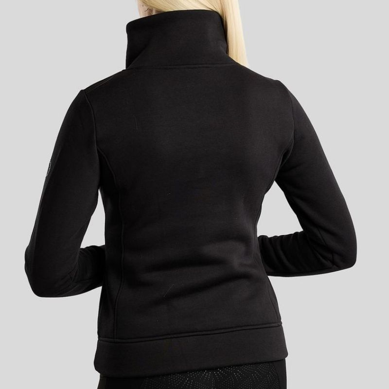 Sweatshirt MoNaja Gun Metal Crystals Black