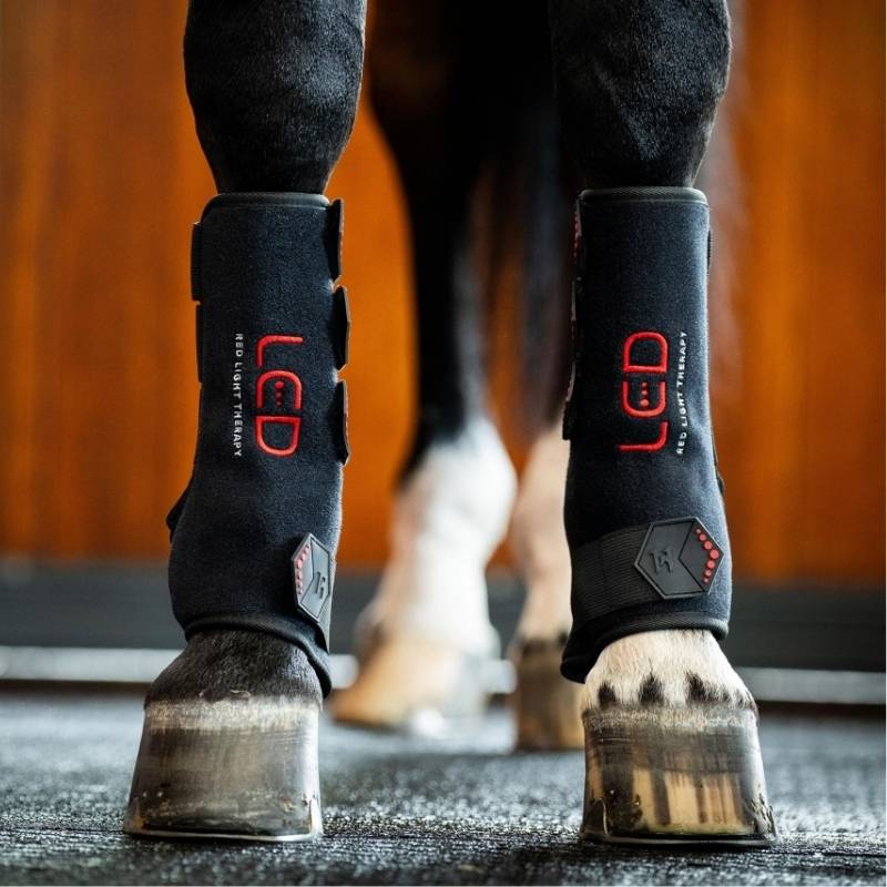 LED Red Light Therapy Leg Wrap Black
