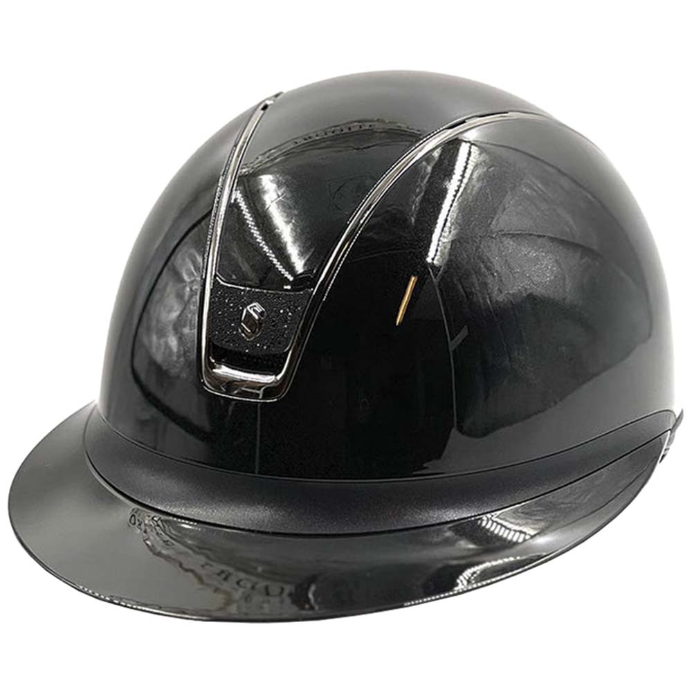 Riding Helmet Miss Shield 2.0 Glossy Crystal Blazon Black
