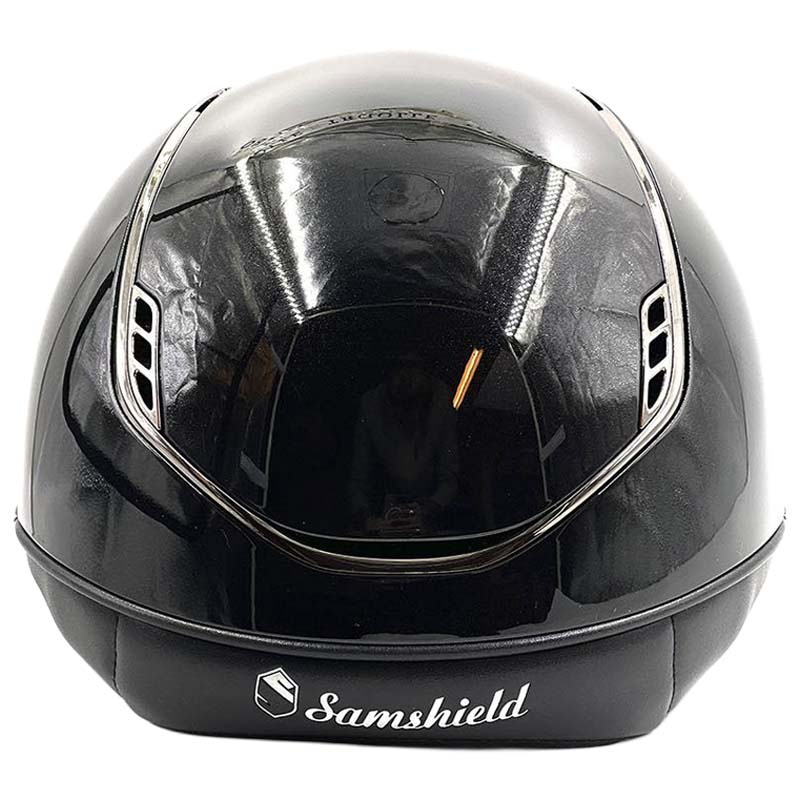 Riding Helmet Miss Shield 2.0 Glossy Crystal Blazon Black