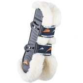 Tendon Boots Vibe Fluffy Black Tendon Boots Vibe Fluffy Black