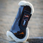 Tendon Boots Vibe Velcro Fluffy Black Tendon Boots Vibe Velcro Fluffy Black