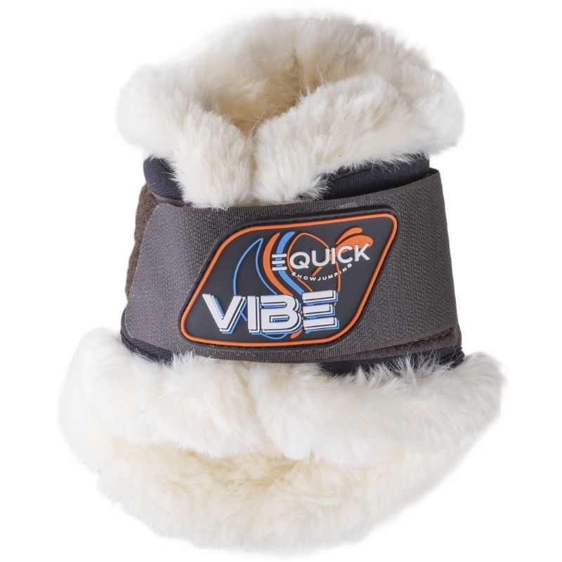 Fetlock Boots Vibe Velcro Fluffy Brown