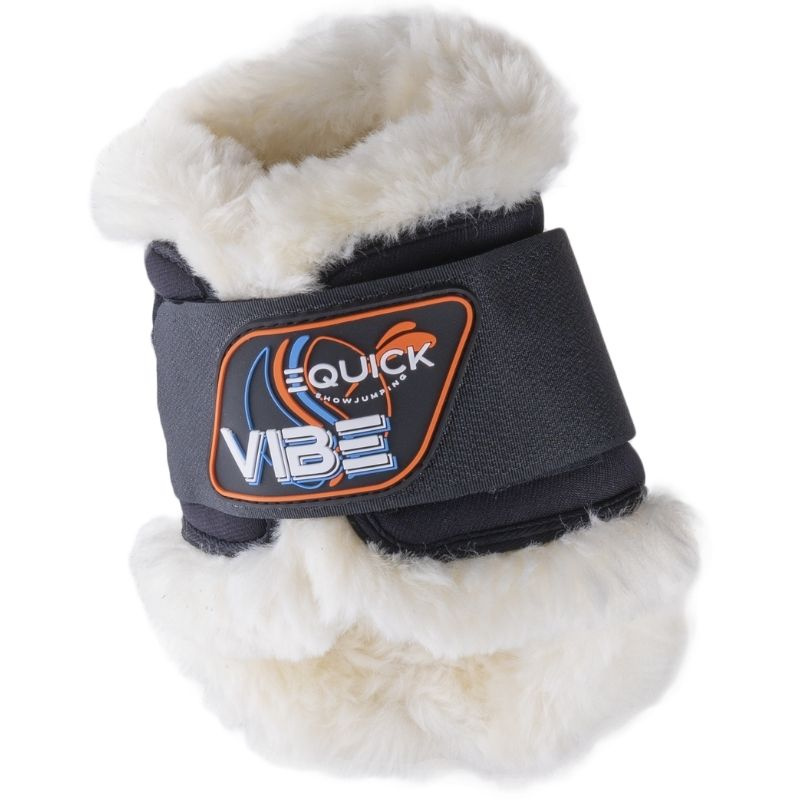 Fetlock Boots Vibe Velcro Fluffy Black