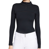 Performance Shirt Amber 1/2 Zip Black Performance Shirt Amber 1/2 Zip Black