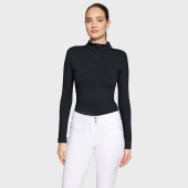 Performance Shirt Amber 1/2 Zip Black Performance Shirt Amber 1/2 Zip Black