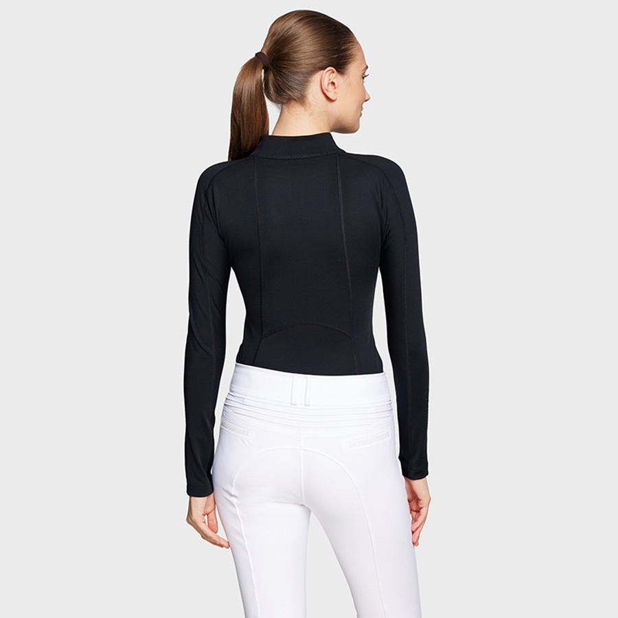 Performance Shirt Amber 1/2 Zip Black