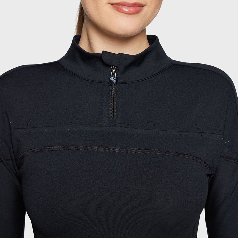 Performance Shirt Amber 1/2 Zip Black