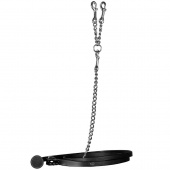 Chain Lead Rope Leather WC Black