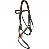Mexican Noseband Bridle WC Brown