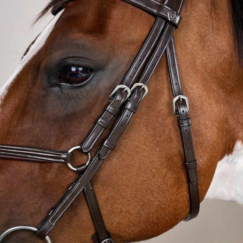 Mexican Noseband Bridle WC Brown