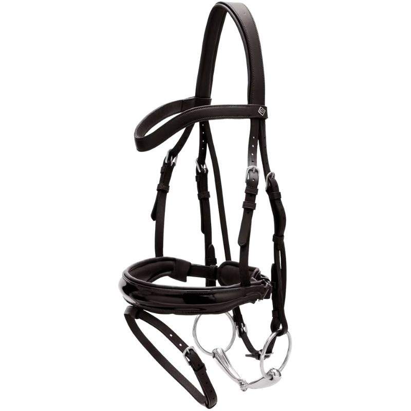 Dressage Bridle Glossy WC Black