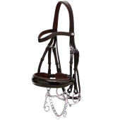Patent Double Bridle Working Collection Brown Patent Double Bridle Working Collection Brown