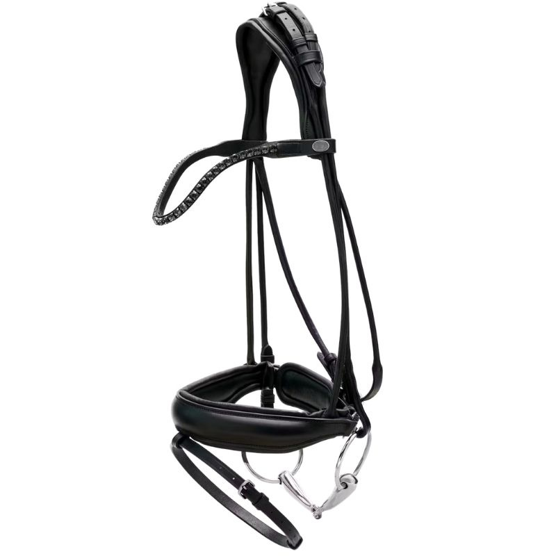 Dressage Bridle ComfoHead Working Collection Black