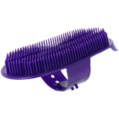 Plastic Curry Comb Essential Purple Plastic Curry Comb Essential Purple